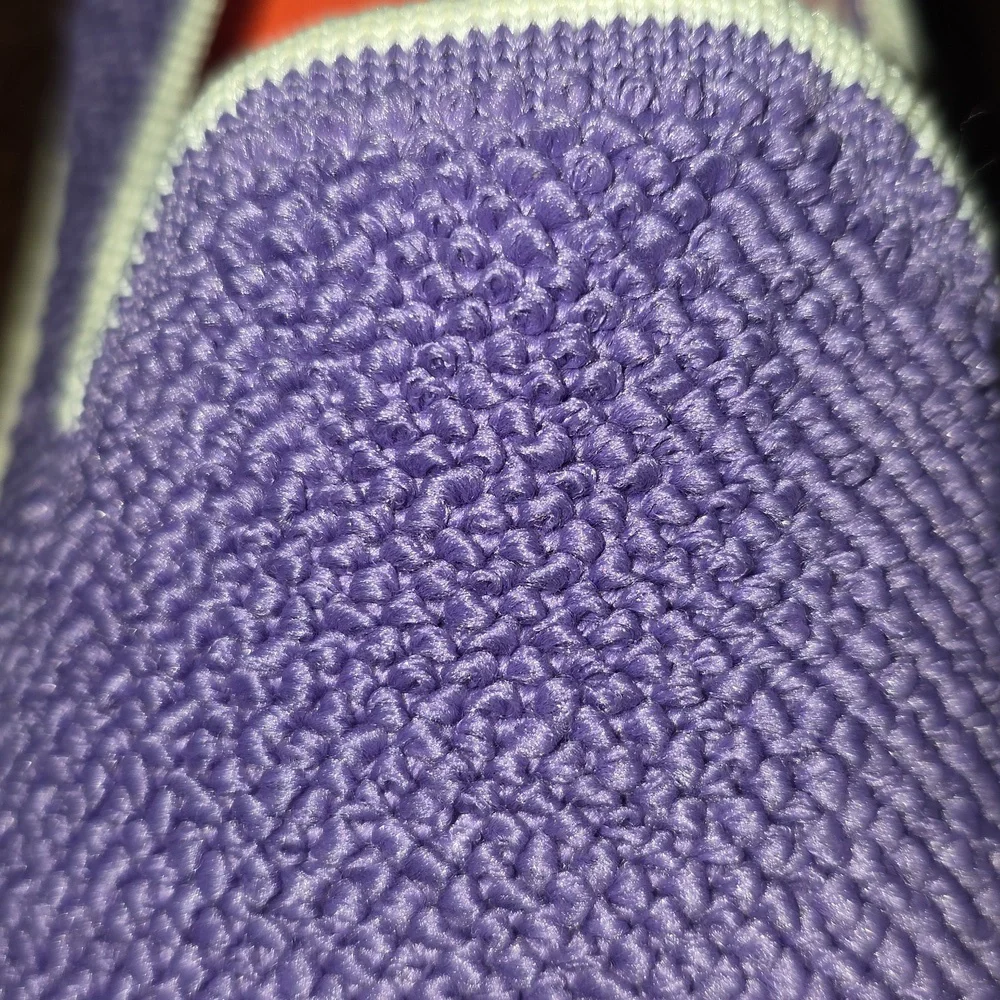 Rothys Amethyst Purple Terry Slip On Sneakers Shoes Cute Comfy Womens size 6 - Picture 7 of 13